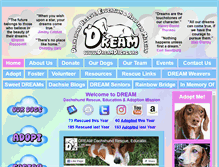 Tablet Screenshot of dreamdachs.org